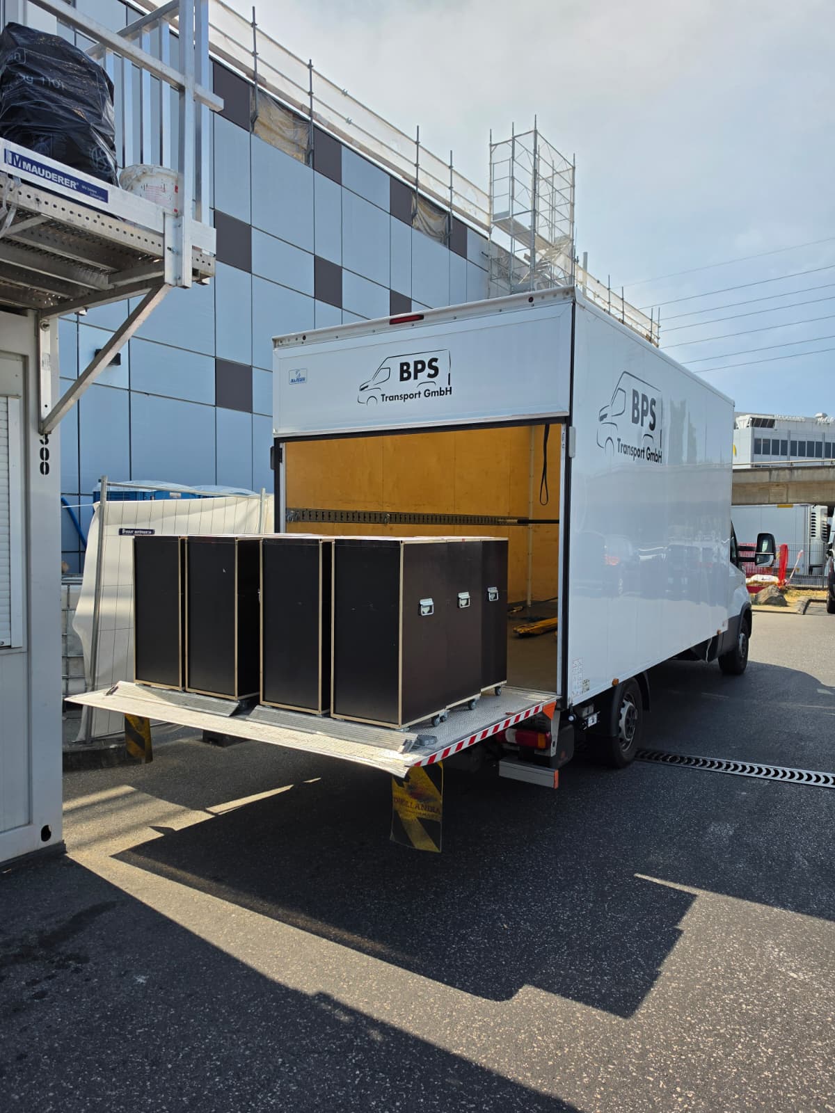 BPS Transport bei der Auslieferung